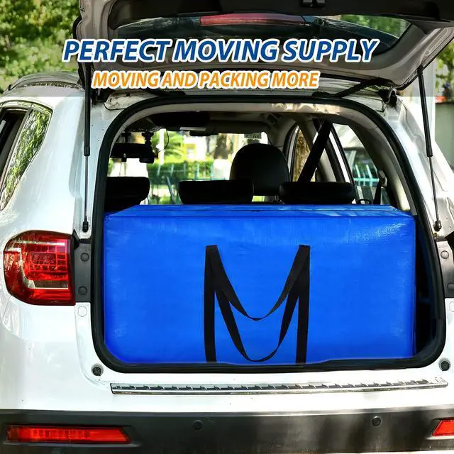Alt view image 7 of 7 - 57 Gallon Extra Large Storage Bags, XXL Jumbo Large Moving Bags Heavy Duty, Storage Totes Zippered Moving Boxes Supplies for College, Foldable Duffle Bag for Travel, Christmas Tree Bag, 42x23x13.5inch