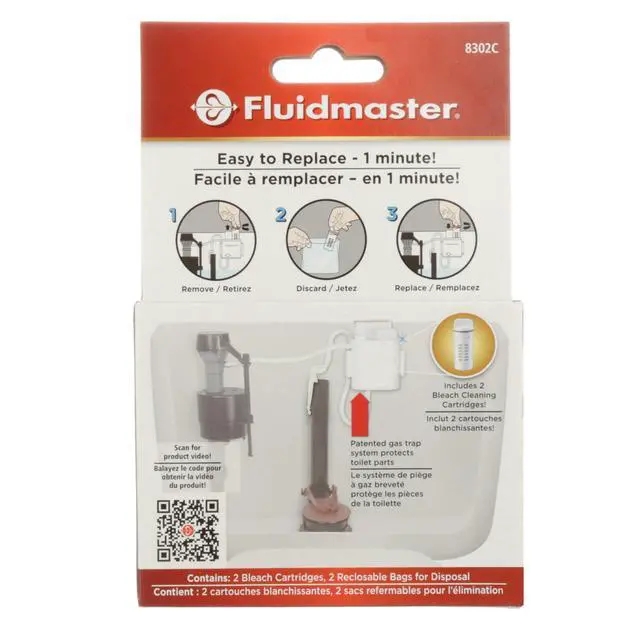 Alt view image 7 of 7 - Flush 'n Sparkle Automatic Toilet Bowl Cleaning System Refills, Bleach 2-Pack