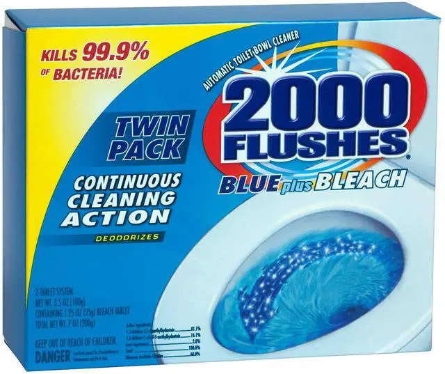 Main image of Blue Plus Bleach Automatic Toilet Bowl Cleaner, 3.5 OZ TWIN-PACK (PACK OF 1), Net Weight: 7 Ounce