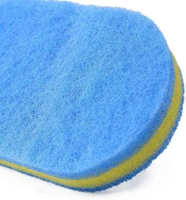 Alt view image 7 of 7 - 2-Piece Cleaning Brush for Bathroom Kitchen Bathtub Toilet Cleaner All Purpose Shower Sponge Scrubbing Brush with Ergonomic Handle