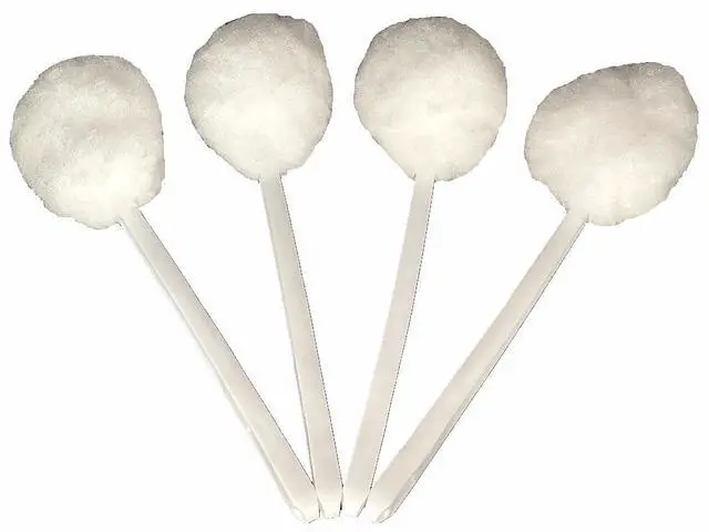 Main image of Bowl Brush Toilet Cleaning Brush Set Soft Polyester Head 15x5 inches White (4PacK)