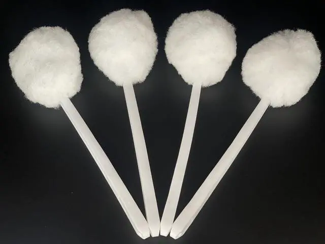 Alt view image 2 of 4 - Bowl Brush Toilet Cleaning Brush Set Soft Polyester Head 15x5 inches White (4PacK)