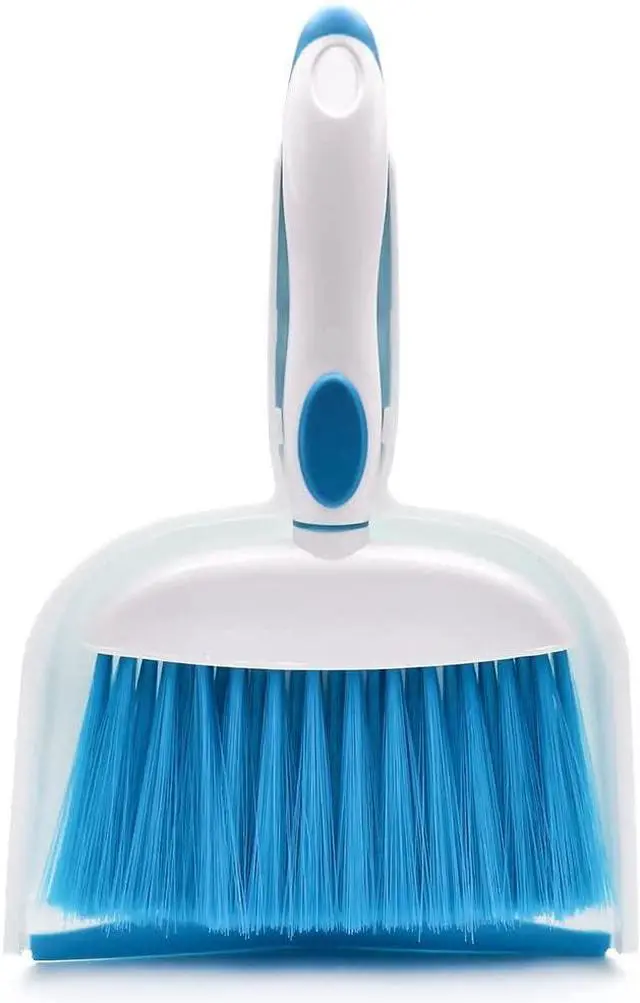 Main image of Small Broom and Dustpan Set, Small Dustpan and Brush Set, Mini Dust pan and Brush, Hand Broom and dust pan, Mini dustpans are Ideal for Cleaning Little Areas Like Desks, Chairs, Kitchens, pet Rooms.