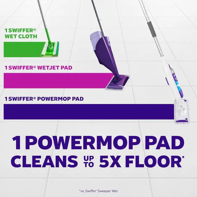 Alt view image 4 of 7 - PowerMop Multi-Surface Mopping Pad Refills for Floor Cleaning, 5 count