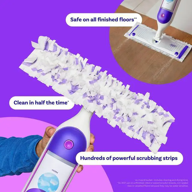 Alt view image 3 of 7 - PowerMop Multi-Surface Mopping Pad Refills for Floor Cleaning, 5 count