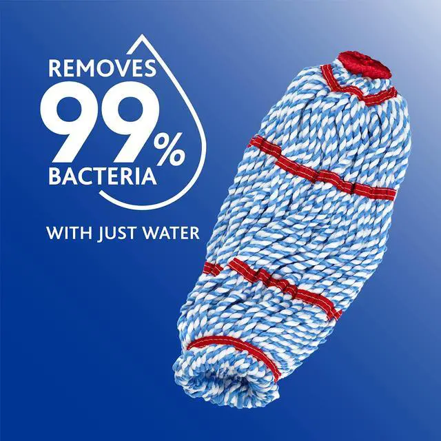Alt view image 4 of 7 - Genuine MicroTwist MAX Twist Mop Head Replacement | Machine Washable | Reusable | Microfiber Refill | Removes 99% of Bacteria