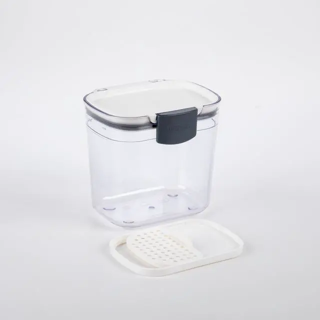 Alt view image 5 of 6 - Mini Spice & Herb Storage Container 1.5 Cups, Airtight, Clear Plastic for Baking Soda, Powder, and Snacks
