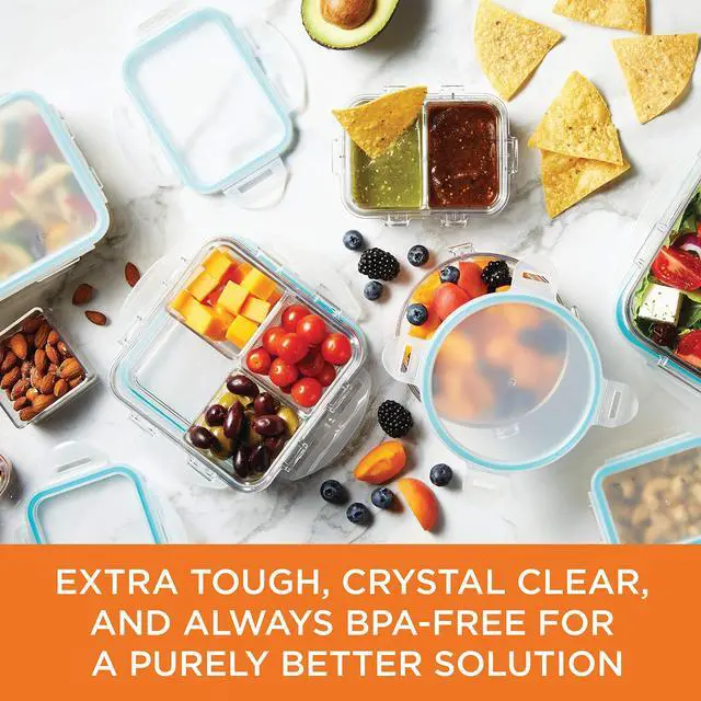 Alt view image 4 of 7 - Purely Better Tritan Container/Rectangle Food Storage Bin, 12 Ounce, Clear