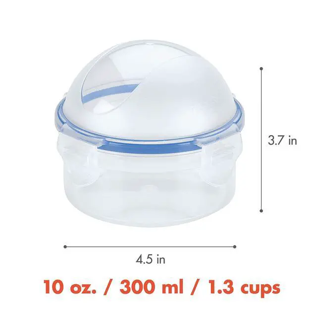 Alt view image 2 of 7 - Easy Essentials Food Storage lids/Airtight containers, BPA Free, Onion-10 oz, Clear