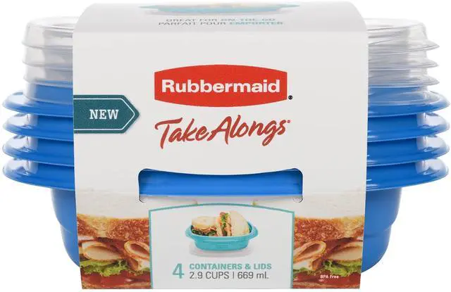 Main image of TakeAlongs Food-Storage Container, Snack Food Storage OS 2.9 Cups 4PK