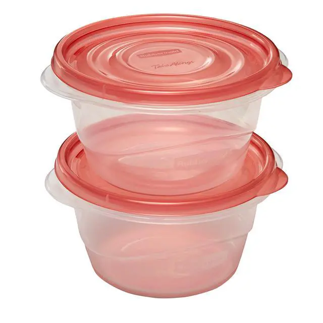 Alt view image 3 of 6 - TakeAlongs Small Bowl Food Storage Containers, 3.2 Cup, Tint Chili, 2 Count