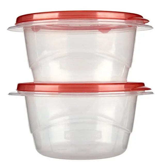 Alt view image 2 of 6 - TakeAlongs Small Bowl Food Storage Containers, 3.2 Cup, Tint Chili, 2 Count