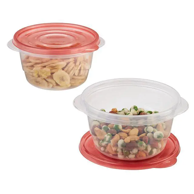 Alt view image 4 of 6 - TakeAlongs Small Bowl Food Storage Containers, 3.2 Cup, Tint Chili, 2 Count
