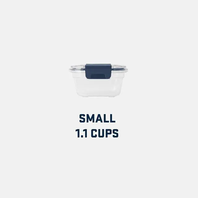 Alt view image 6 of 7 - Food Storage Container, BPA Free, Locking & Airtight Lid, Microwave, Freezer, and Dishwasher Safe, Leak-Proof, Cooler and Thin Ice Compatible, Small