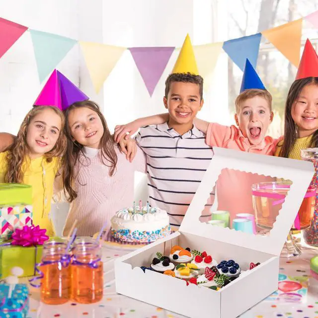 Alt view image 6 of 7 - 6PCS Cupcake Boxes - Hold 12 Count Cupcake Containers with Window, Food Grade Cupcake Holder Easy Transport and Presentation - Ideal for Cupcakes, Desserts, and More