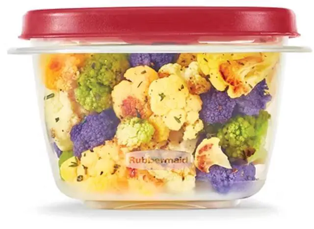 Alt view image 2 of 6 - Easy Find Lids Food Storage Containers, 2 Cup, Racer Red, 4-Piece Set