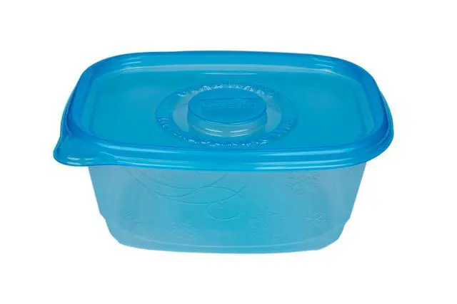 Alt view image 4 of 6 - GladWare FreezerWare Food Storage Containers with Lids, Large Rectangle BPA Free Plastic for Freezing Soups Meals and Batch Cooking, Crack Resistant, Microwave Dishwasher Safe, 64 Oz, 2 Count