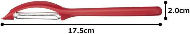 Alt view image 3 of 4 - VIC-7.6075.1 Specialty Knives & Tools Peelers Peeler Serrated Red,Multi