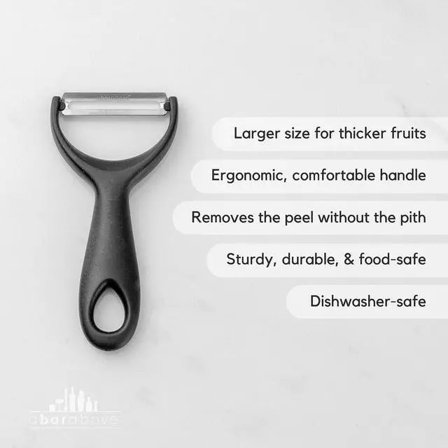 Alt view image 2 of 6 - Gold Citrus Peeler, Stainless Steel Fruit Peeler for Garnishes, Cocktail Twists, Comfortable Grip Peeling Tool for Oranges, Lemons, Limes, Bartender Accessory, Kitchen Essentials, Silver