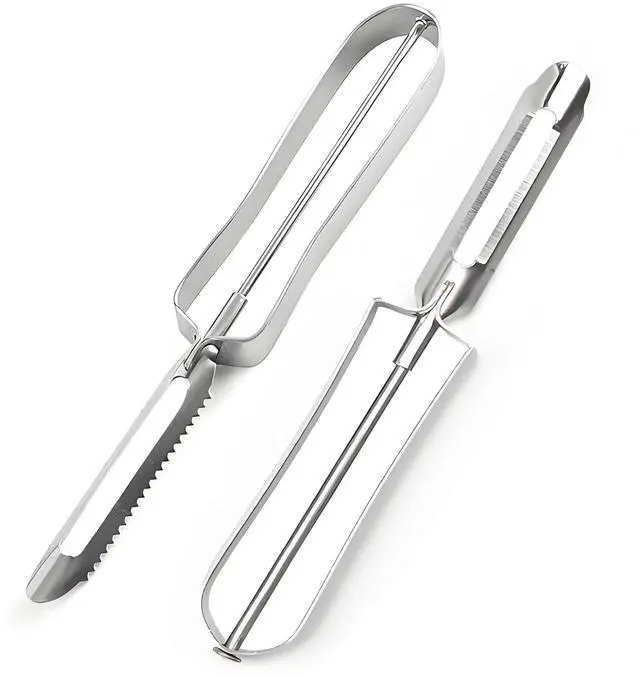 Main image of Potato Peelers for Kitchen, 2 Pcs, Just Like Mom's old steel Peeler