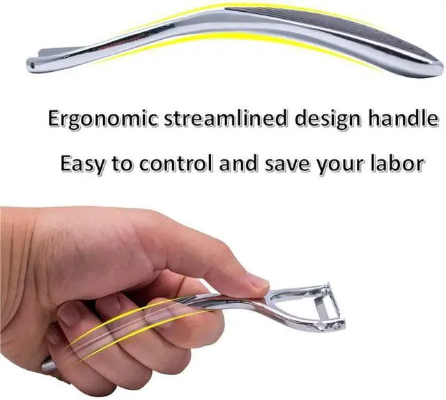 Alt view image 6 of 7 - Vegetable Peeler, Stainless Steel Multi-function Potato Fruit Peeler Set, Y & I Shape Swivel Blades Kitchen Household Peeling Tools