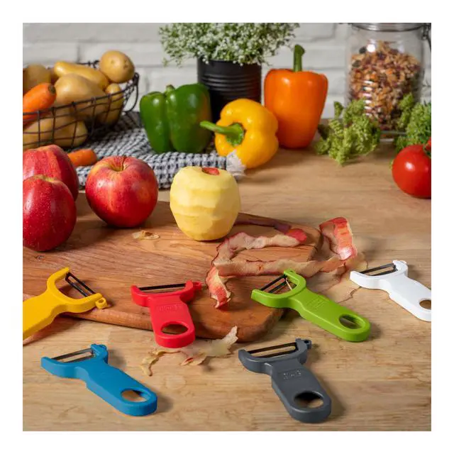 Alt view image 3 of 5 - Bar Keepers Friend Original Swiss Peeler Set (2-Pack) | Professional Citrus Garnish & Vegetable Peeler Duo | Razor-Sharp, Lightweight, Made in Switzerland