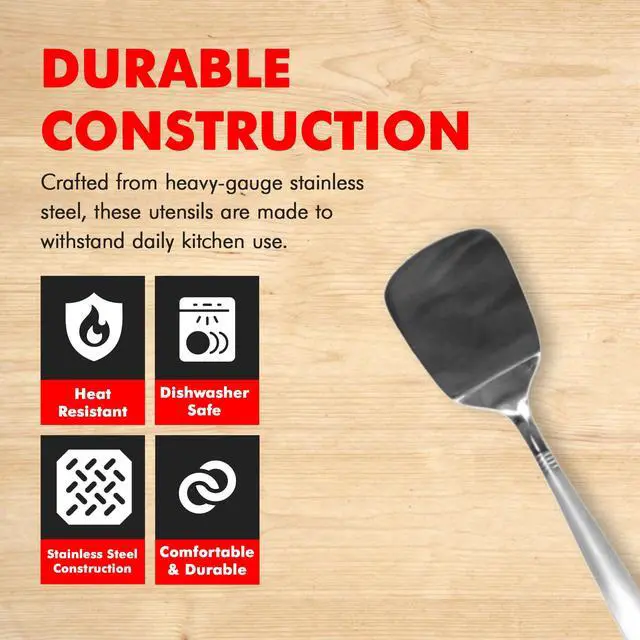 Alt view image 2 of 7 - Select Turner/Spatula, 13.5 inch, Stainless Steel