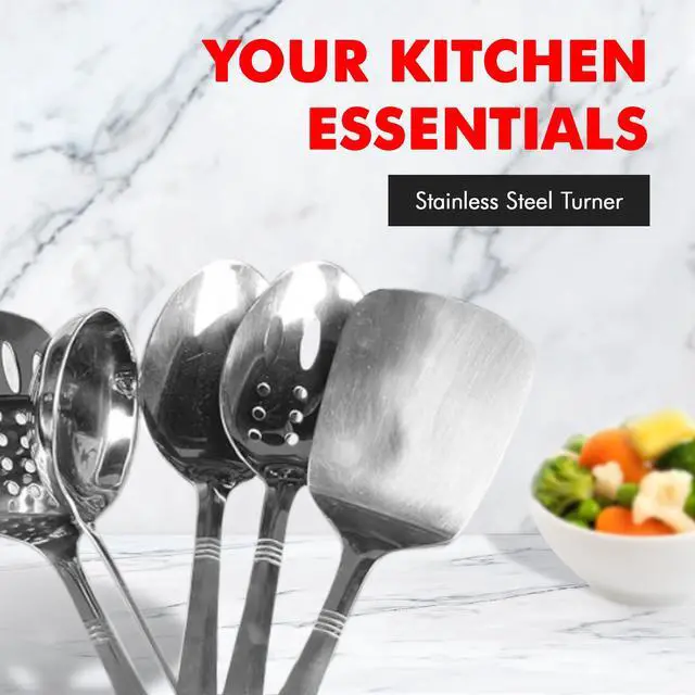 Alt view image 5 of 7 - Select Turner/Spatula, 13.5 inch, Stainless Steel