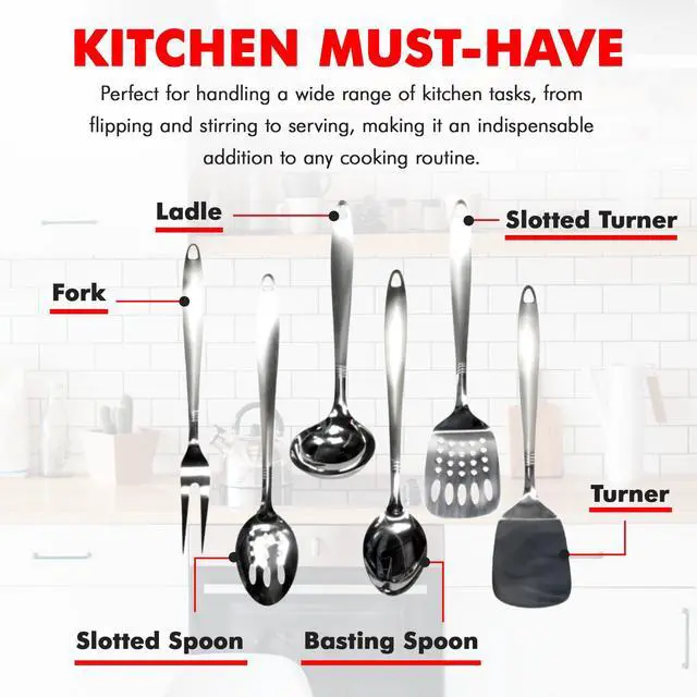 Alt view image 6 of 7 - Select Turner/Spatula, 13.5 inch, Stainless Steel