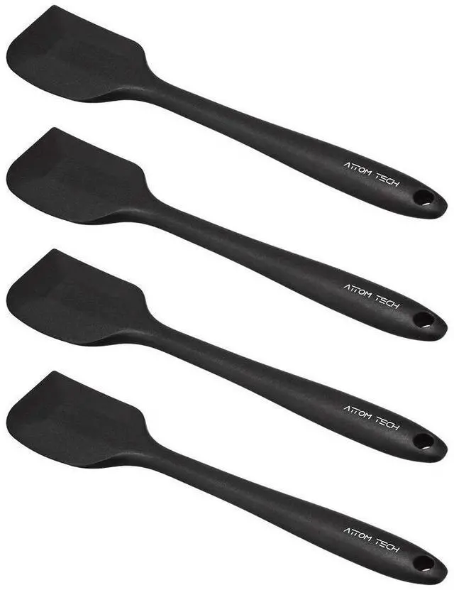 Alt view image 7 of 7 - Silicone Spatula Set of 4, 500°F Heat Resistant BPA Free