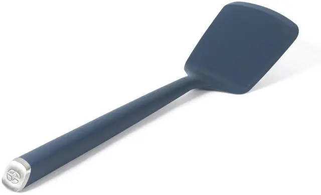 Main image of Edge Silicone Turner, Flexible Silicone Cooking Spatula with Reinforced Core, Heat-Resistant Nonstick-Safe Turner for Flipping & Cooking, Navy