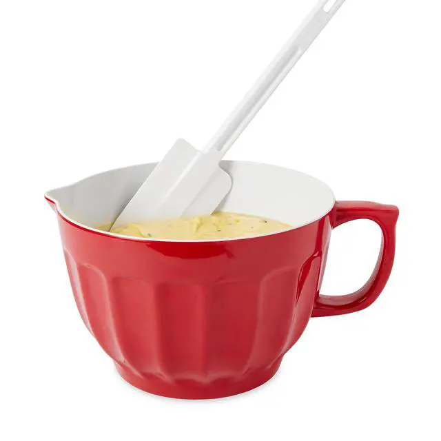 Alt view image 3 of 3 - Commercial Products Cold Temperature Scraper Spatula, 16.5 Inch, Clean-Rest Design, White