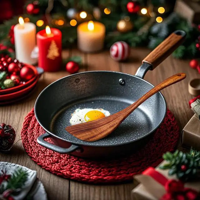 Alt view image 2 of 5 - Wooden Spatula Nonstick Turner Acacia Wood, Right Long Handle Flat Frying Spatulas Handmade for Mother Wife Grandma Her Kitchen Gift, Ideal Cookware Utensils for Cooking Eggs, Fish, Pancakes
