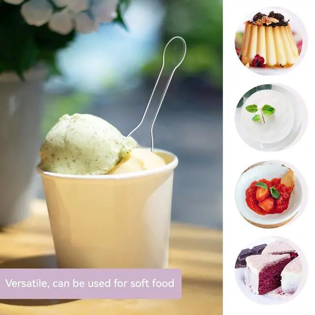 Alt view image 6 of 7 - 100PCS Tasting Spoons Ice Cream Dessert Taster Spoons Plastic Mini Spoons Disposable Dessert Spoons for Miniature Dessert Cups, Sampling, Small Catering Supplies, Tasting Party (Clear)