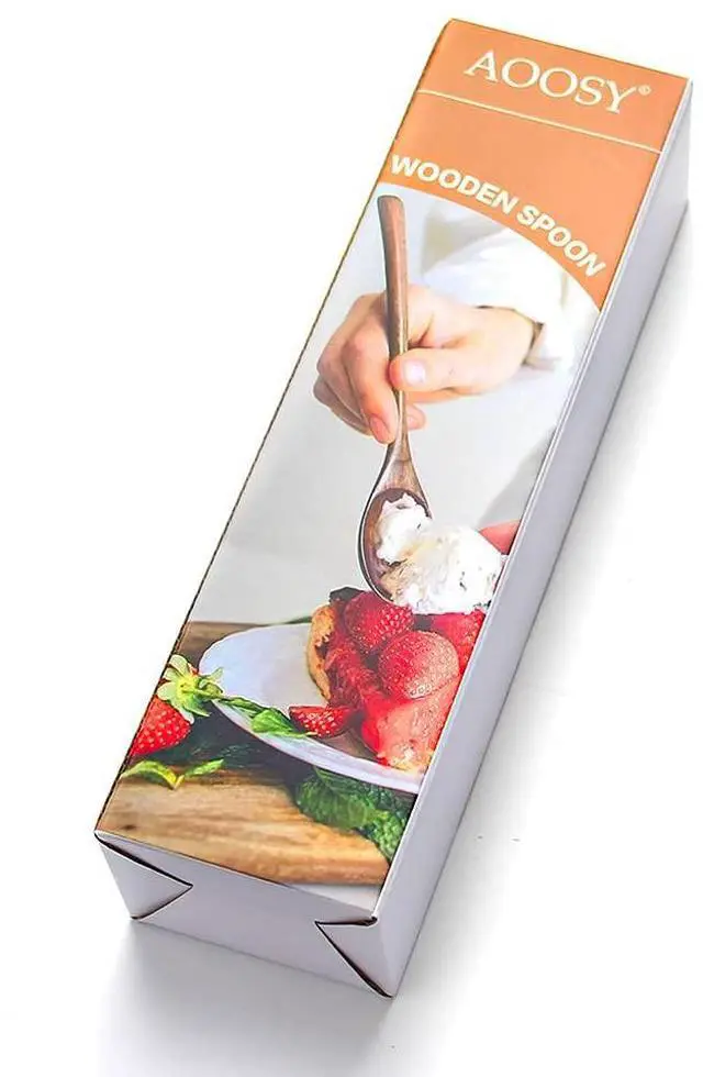 Alt view image 7 of 7 - Spoons, Wooden Spoons for Eating, 6 Pieces Japanese Natural Soup Spoons Wooden Spoon for Cooking Mixing Stirring Honey Tea Soda Dessert Coconut Bowl Nonstick Pots Kitchen