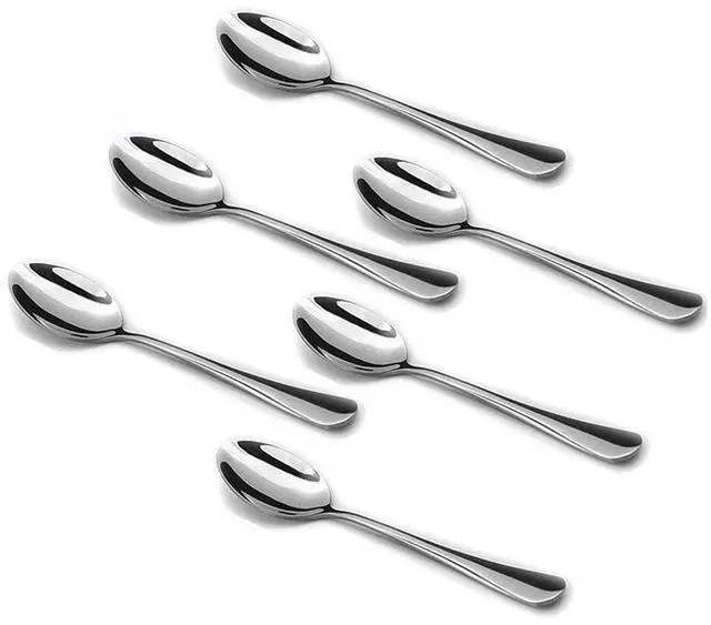 Main image of Wesdxc56 Demitasse Espresso Spoons, Mini Coffee Spoon, 4.7 Inches Stainless Steel Small Spoons for Dessert, Set of 6