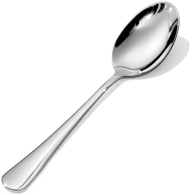 Main image of 4-Piece Dinner Spoons Set, 8-Inch 18/10 Stainless Steel Spoons, Mirror Polished Dishwasher Safe Table Spoons for Home, Restaurant, Party