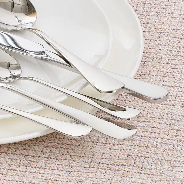 Alt view image 7 of 7 - 4-Piece Dinner Spoons Set, 8-Inch 18/10 Stainless Steel Spoons, Mirror Polished Dishwasher Safe Table Spoons for Home, Restaurant, Party
