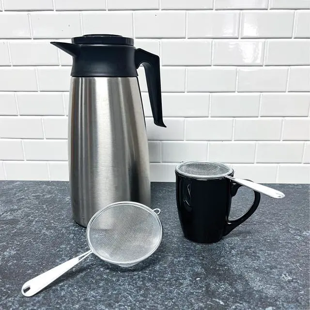 Alt view image 2 of 4 - Basic Mesh Strainer, 3 and 4 Inch, 2 Piece Set, Stainless Steel