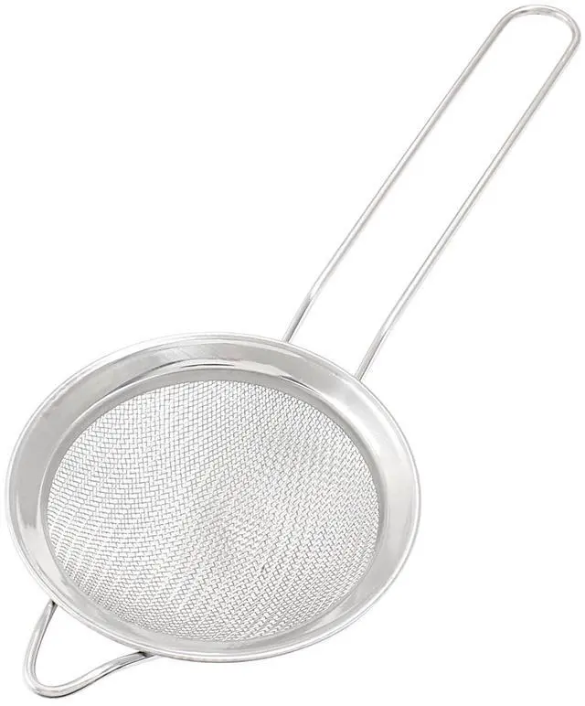 Main image of 8cm/3.15" Fine Mesh Strainers, Stainless Steel Kitchen Strainers, Heavy Duty Sieve Fine Mesh Colander Sieve Sifters Metal Colander for Sifting Flour, Pastas, Rice, Fruits, Tea
