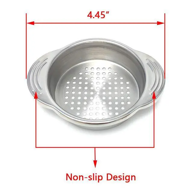 Alt view image 4 of 6 - Can Strainer - Tuna Strainer - Food Grade 304 (18/8) Stainless Steel, Dishwasher Safe, Food Strainer, Can Colander, Easy To Clean, Eco-friendly