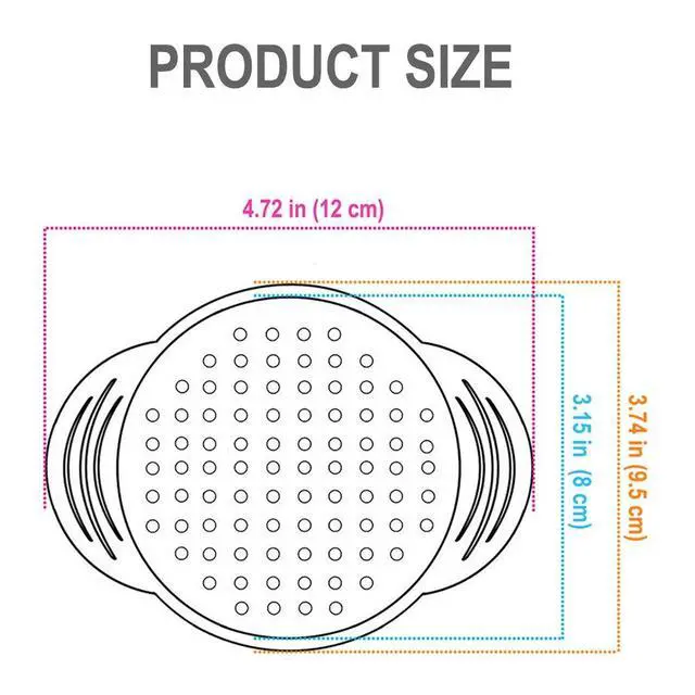 Alt view image 4 of 6 - Tuna Strainer Press, Tuna Can Strainer Food-Grade Stainless Steel Canning Colander for Regular-Size and Wide-Necked Tunas 1-Pack