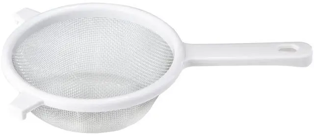 Main image of Classic Stainless Steel Mesh Strainer, 6 inch, White