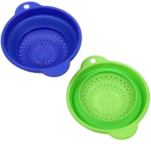 Main image of Select Silicone Plastic Colander, 8 inch, Color May Vary