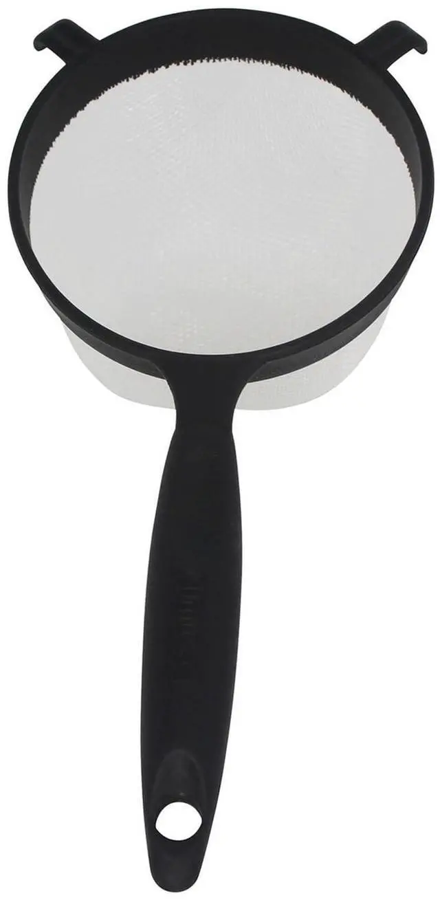 Main image of 71133W Plastic Strainer, Black, 6-Inch,1 Count (Pack of 1)