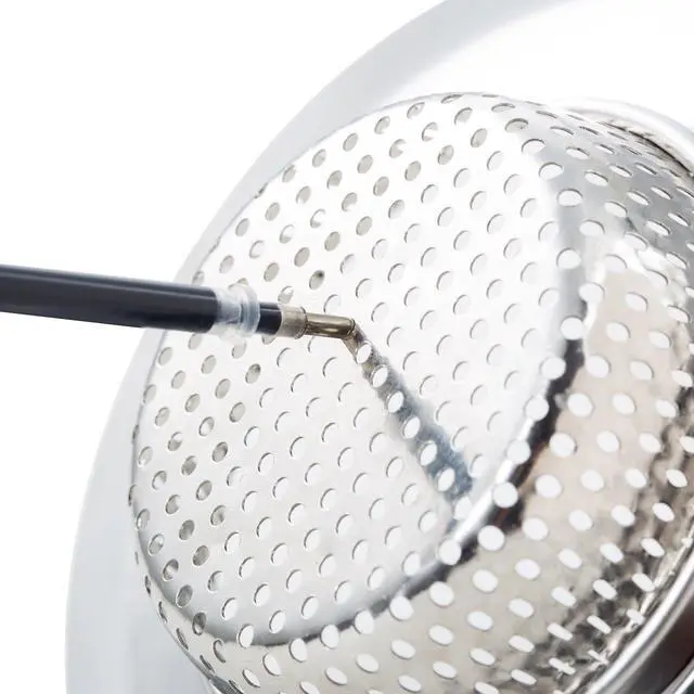 Alt view image 3 of 7 - 2PCS Kitchen Sink Strainer - Stainless Steel, Large Wide Rim 4.5" Diameter