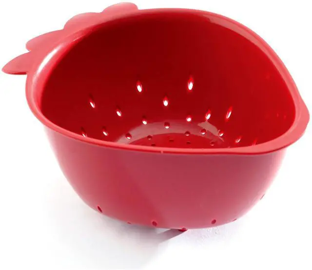Main image of Red Strawberry Colander, Mini