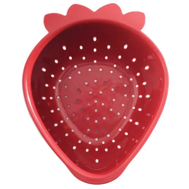 Alt view image 2 of 5 - Red Strawberry Colander, Mini