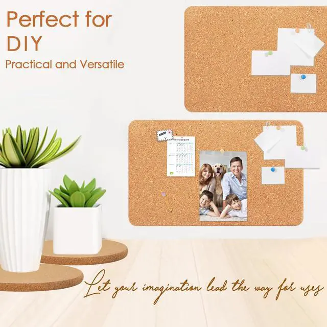 Alt view image 4 of 7 - Rectangle Cork Trivets for Hot Dishes, 12" x 7" High-Density Thick Cork Hot Pads Placemats for Pots and Pans, Heat Resistant Hot Pads for Kitchen Countertop Table,2 Pcs Cork Coaster