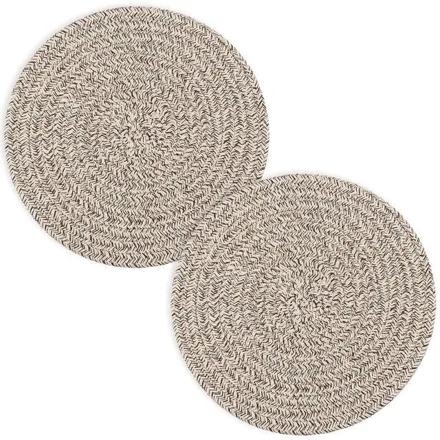 Alt view image 2 of 6 - Trivets for Hot Dishes, Pots and Pans, 8 Inches Hot Pads 5 Pcs, Pot Holders for Kitchen, Heat Resistant Mat Protect Counter, Coasters Set Home Essentials Farmhouse Decor (Brown)